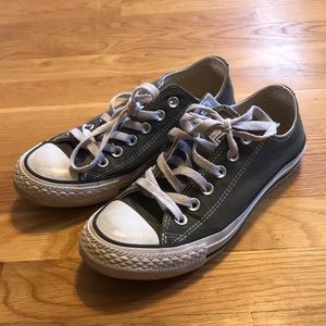 Dark Green Converse Shoes